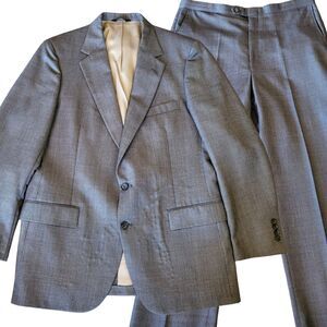 The Sansabelt Suit Mens 40R Brown  USA 2 Piece Suit With Dress Pants 40/30